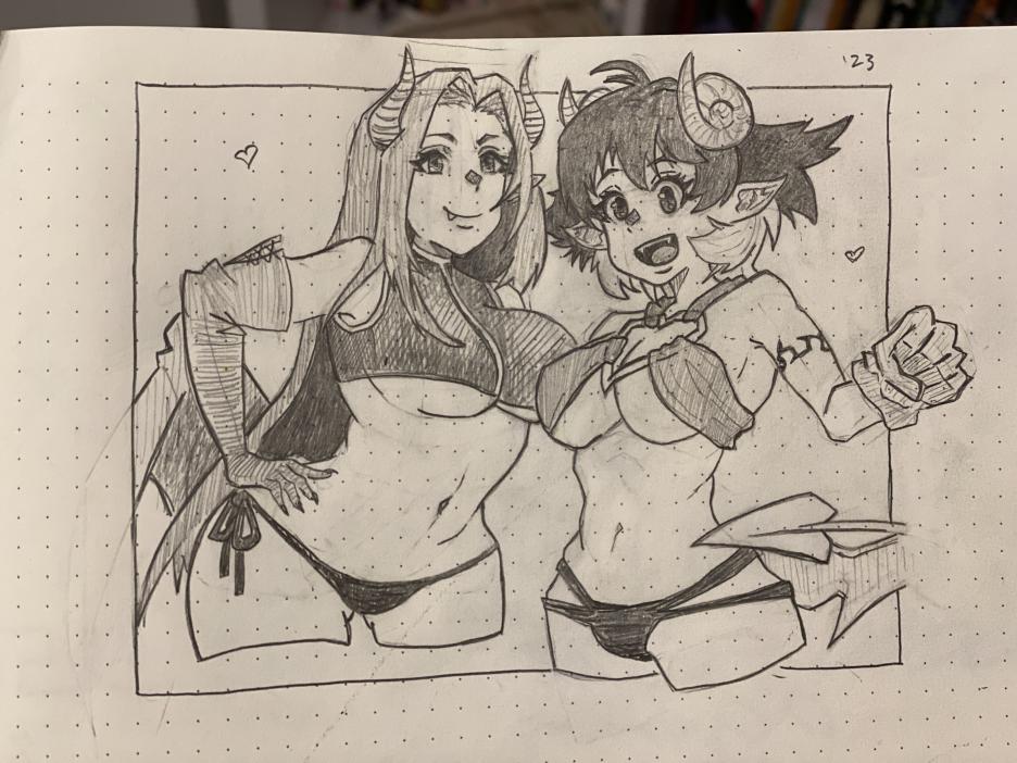 Devilish Darlings 2 monster babes fan art